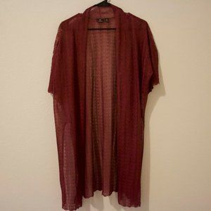 Versona Maroon long cardigan
